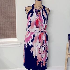 Tahari Faux Wrap Dress